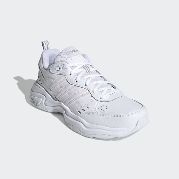 Weiss Strutter Schuh