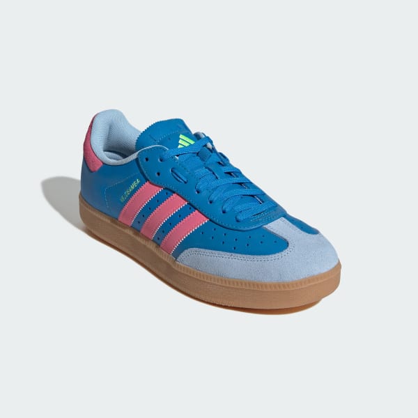 adidas Velosamba Leather Shoes - Blue | Free Shipping with adiClub