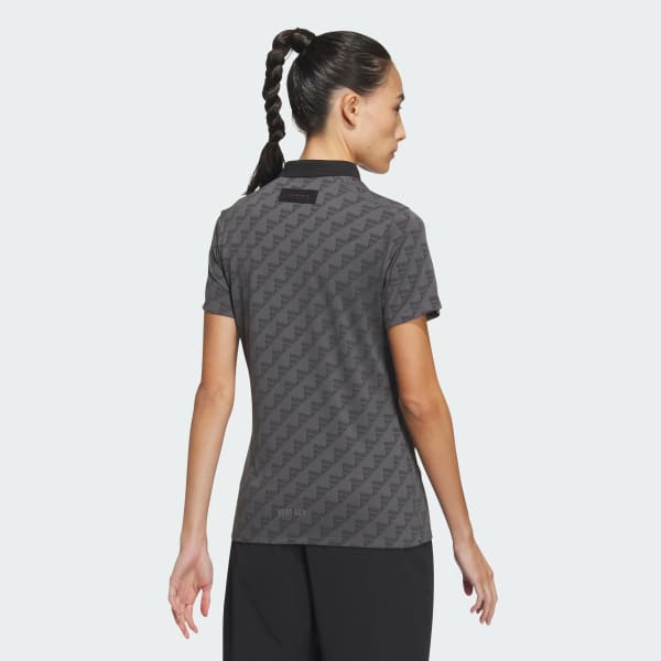 Grey HEAT.RDY Jacquard Short Sleeve Polo Shirt