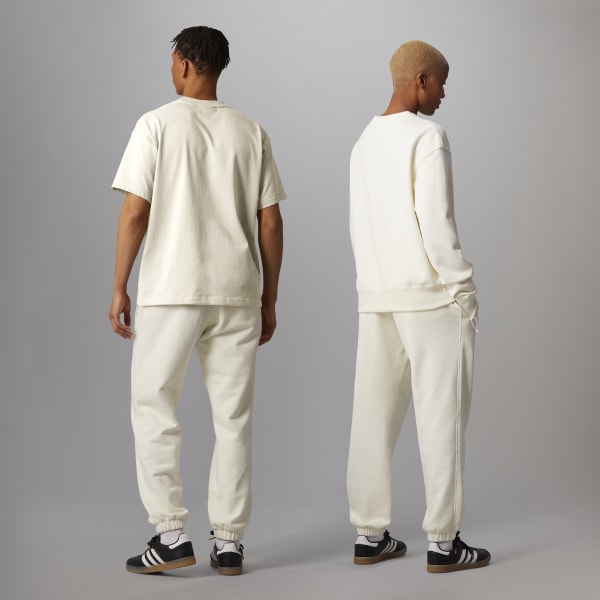 White Pharrell Williams Basics Pants (Gender Neutral) CB155