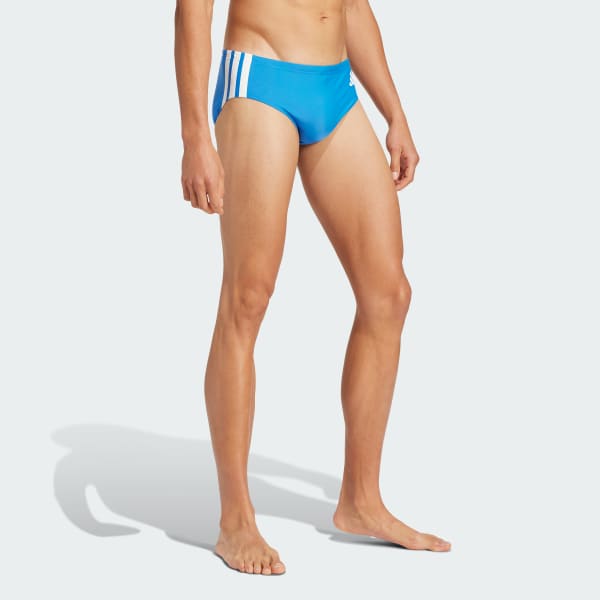 Bleu Slip de bain 3 bandes