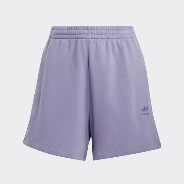 Purple Adicolor Essentials French Terry Shorts