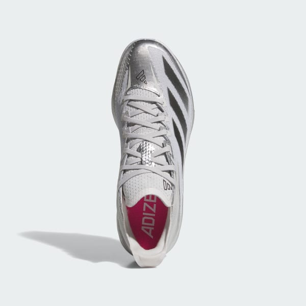 adidas Adizero Electric+ Silver Speed Baseball Cleats