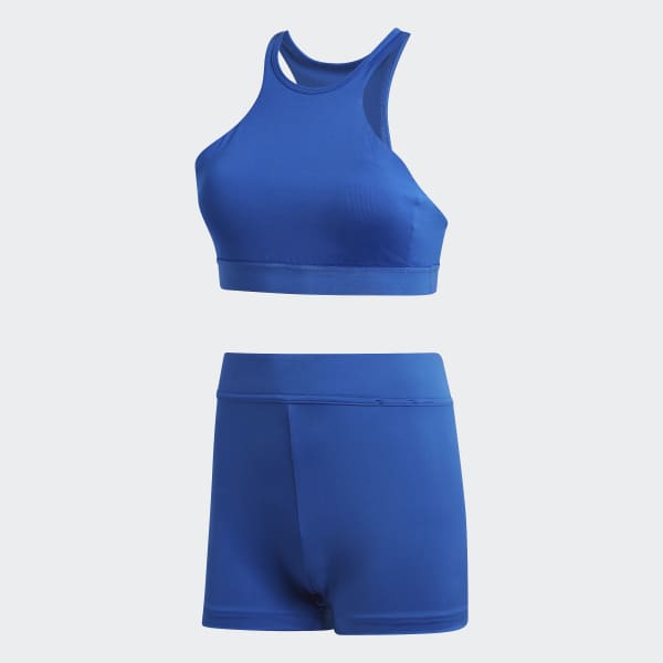 Blue ALL-IN-ONE TENNIS DRESS IPZ51