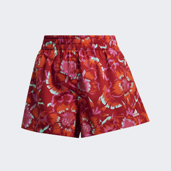 adidas FARM Rio Floral Print Shorts - Red | adidas UK