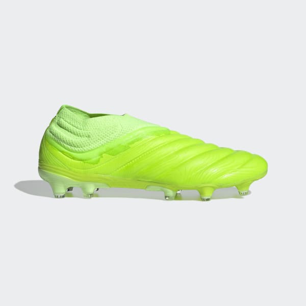 Green laceless adidas boots clearance