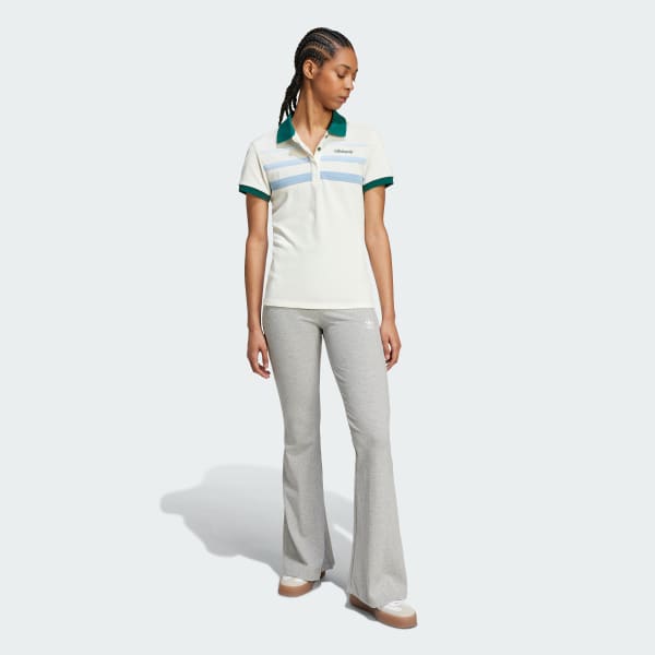 White '80s Slim Polo Shirt