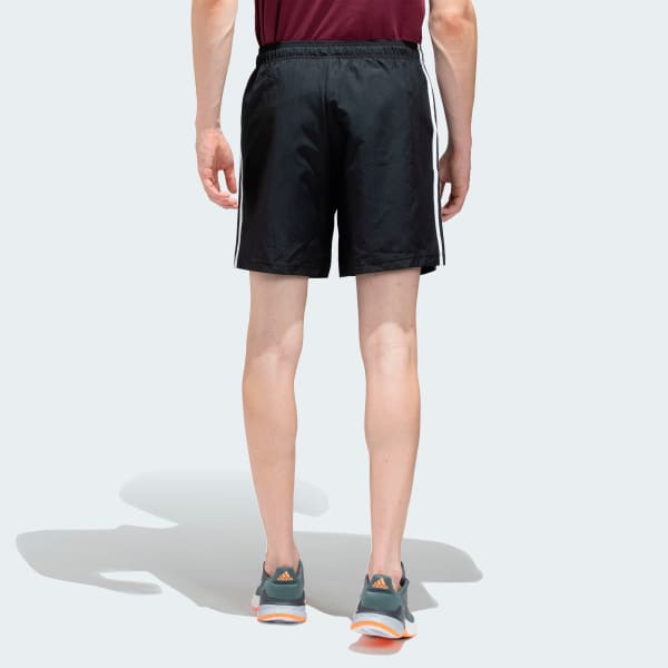 Black 3-STRIPES CHELSEA SHORTS