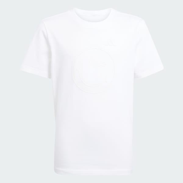 Beyaz adidas X Smileyworld Graphics Çocuk Tişörtü