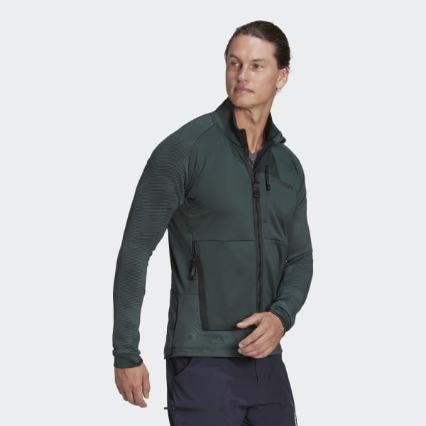 Verde Chaqueta de Senderismo Terrex Tech Flooce Felpa P1419