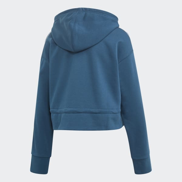 Mau-xanh-da-troi Áo hoodie Bellista Cropped