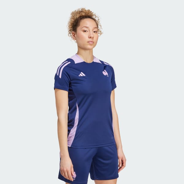 Blauw Frankrijk Performance T-shirt