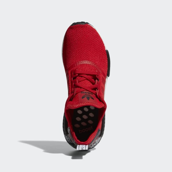 Nmd r1 hotsell preto e vermelho