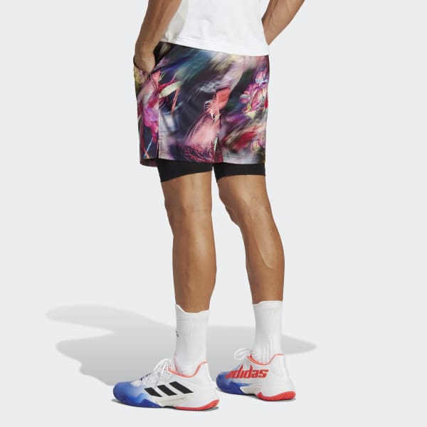 Mehrfarbig Melbourne Ergo Tennis Graphic Shorts
