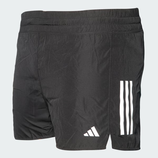 Black Own the Run Black Shorts