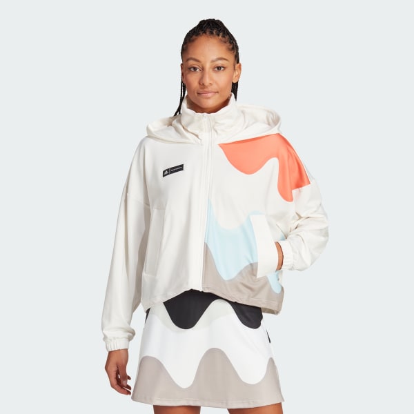 wortel Kast faillissement adidas x Marimekko Tennis Jacket - White | Women's Tennis | adidas US