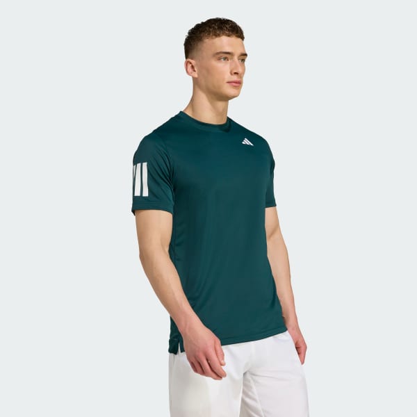 Verde Polera de Tenis Club Climacool 3 Tiras