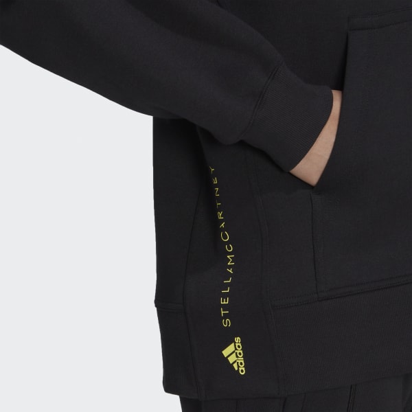 Noir Veste à capuche entièrement zippée adidas by Stella McCartney RB903