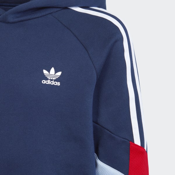 Red and blue adidas hoodie sales