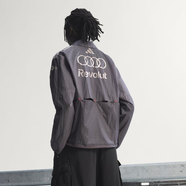 Grey AUDI REVOLUT F1 TEAM DRIVER PADDOCK JACKET