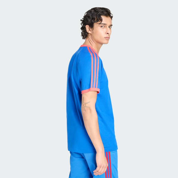 Azul T-SHIRT 3-STRIPES