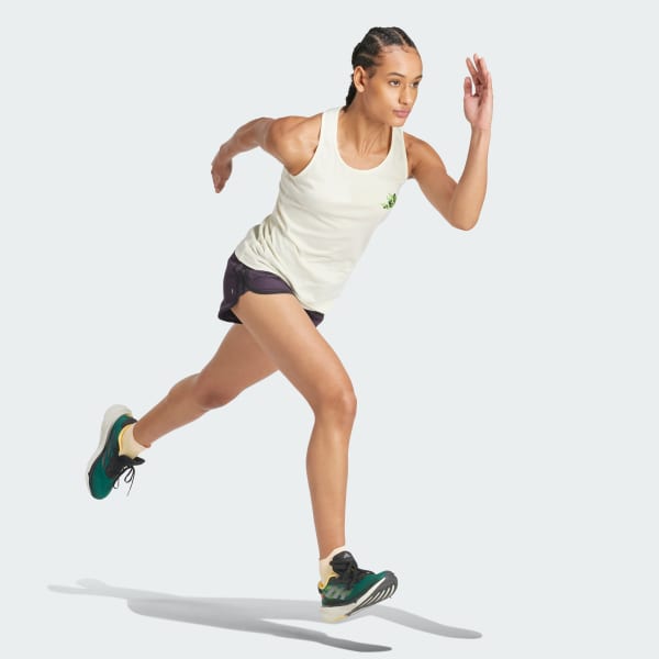 Beige Earth Day Graphic Tank Top