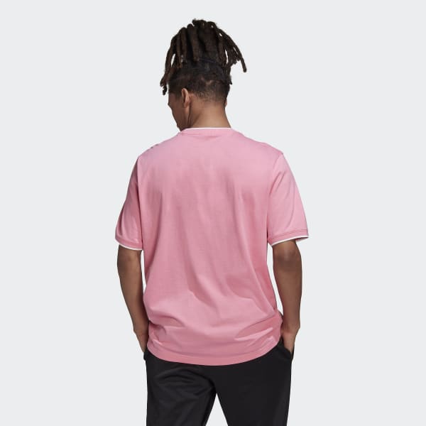 Polera adidas rosada shop hombre