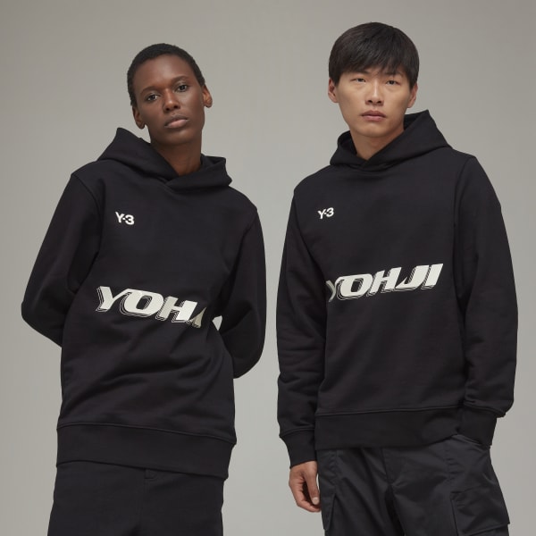 Sort Y-3 Graphic hættetrøje EAW46