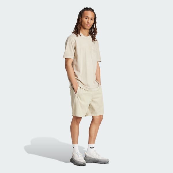 Μπεζ Trefoil Essentials + Dye Pocket Tee