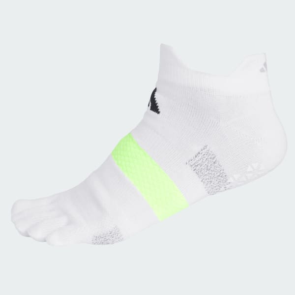 ホワイト ランニングパフォーマンス 5本指ソックス