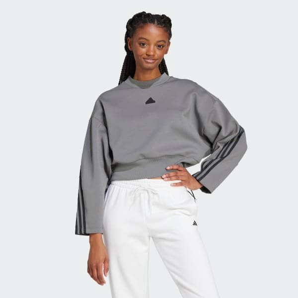 Γκρι Future Icons 3-Stripes Sweatshirt