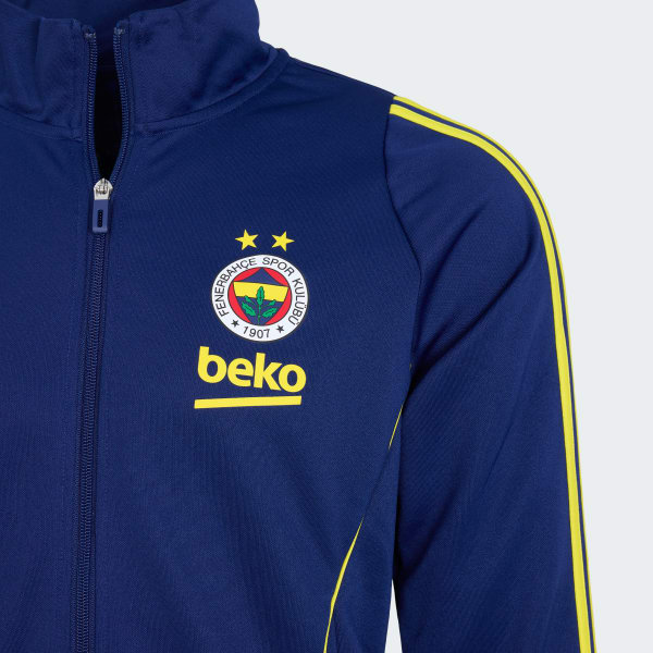 Mavi Fenerbahçe Basketbol  Fermuarli Antrenman Üst