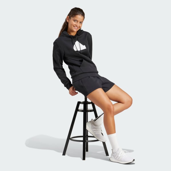 Black Future Icons Badge of Sport Hoodie
