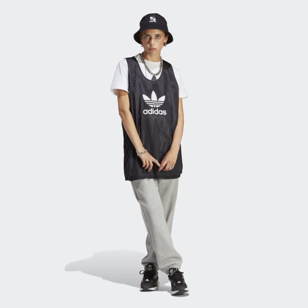 Adidas - originals - shop jersey joggingbroek in grijs dn6010