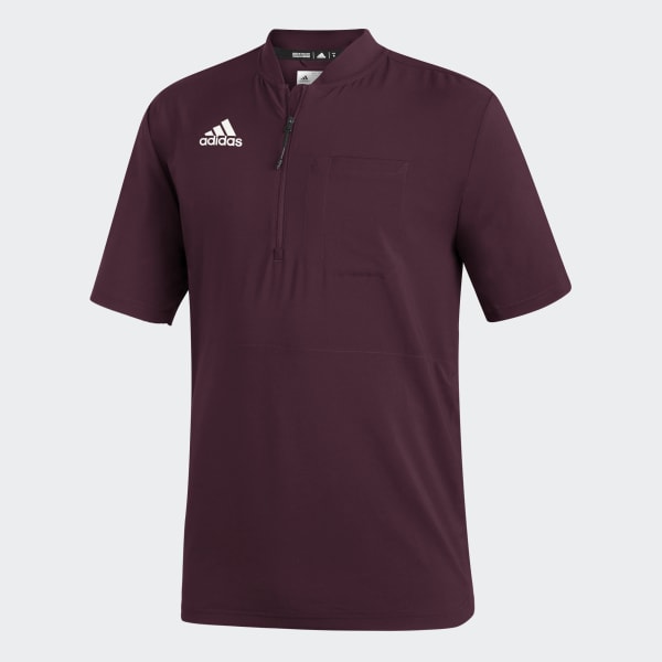 adidas Under the Lights Short Sleeve 1/4 Zip Sweatshirt