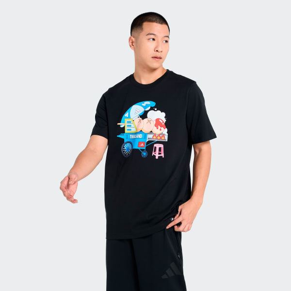 Black Grilled Meatballs Tee