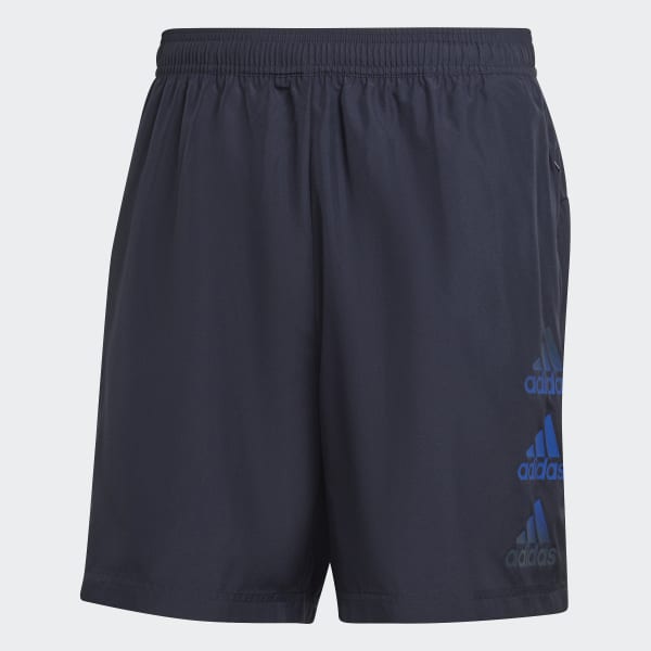Blue Designed to Move Logo Shorts