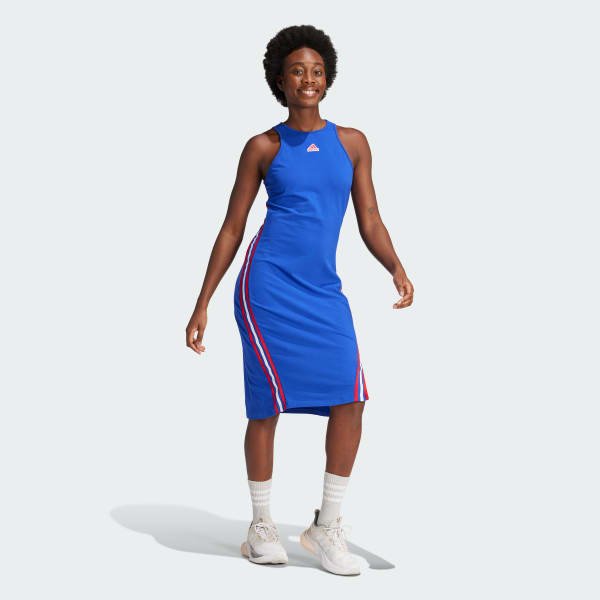 Blue Future Icons 3-Stripes Dress
