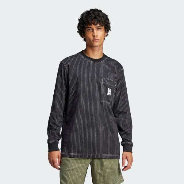 cerná Tričko Wabash Long Sleeve