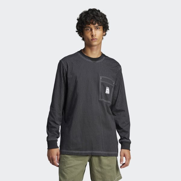 【adidas】Originals Wabash long-sleeve t-shirt（送料込み） adidas Originals Wabash long-sleeve t-shirt in black | ASOS