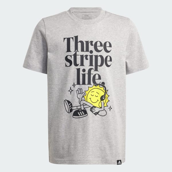 Grau Positivity Table Graphic T-Shirt