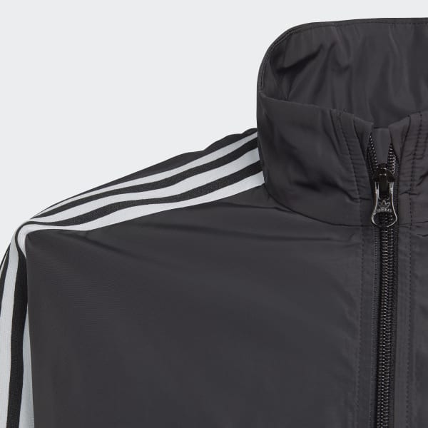 Adidas cropped track jacket red online