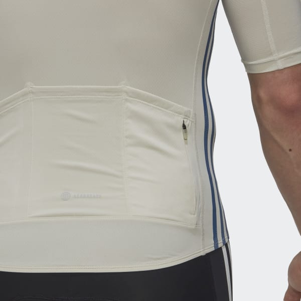 Beige Maillot - Polo de Ciclismo Manga Corta 03191