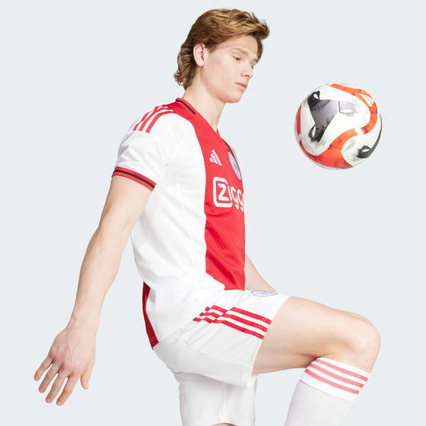 adidas Ajax Amsterdam 25/26 Home Jersey - White | Free