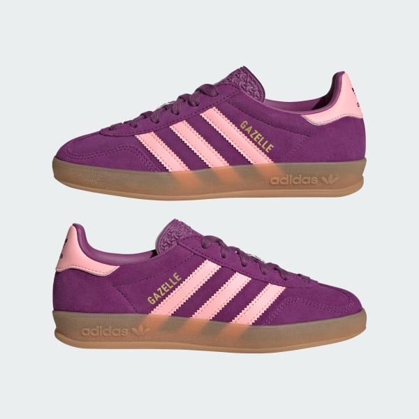 adidas Gazelle Indoor Shoes Kids - Purple | Free Shipping with