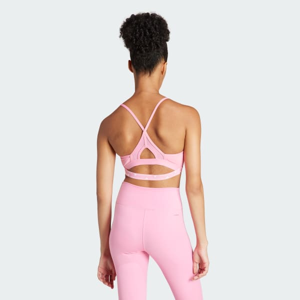 Rosa Top Deportivo Aeroreact Training Soporte Ligero