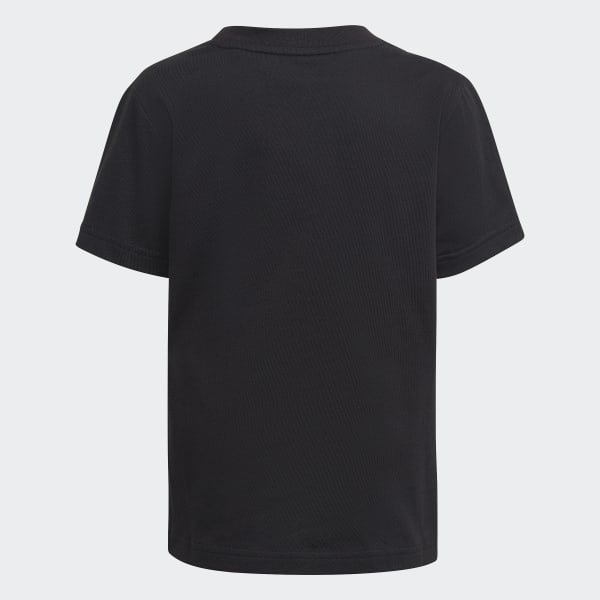 Noir T-shirt graphique K7653