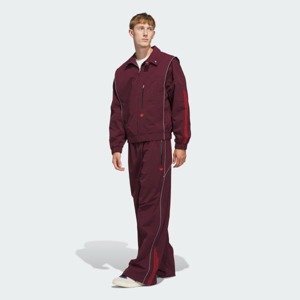 Burgundy wind jacket Venice