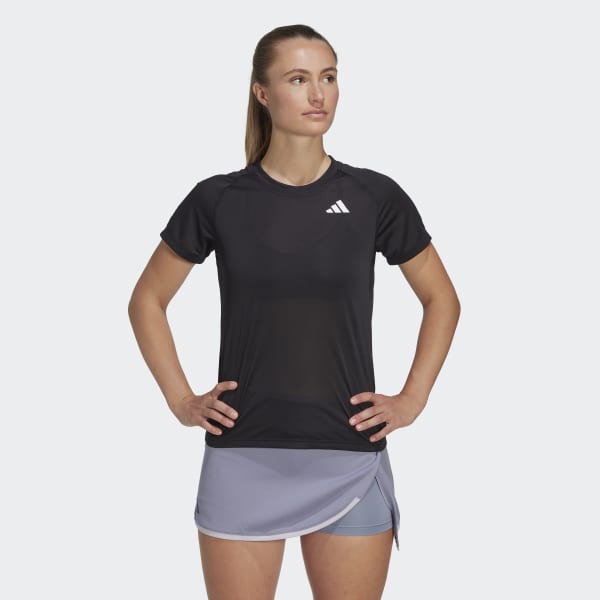 Nero T-shirt da tennis Club
