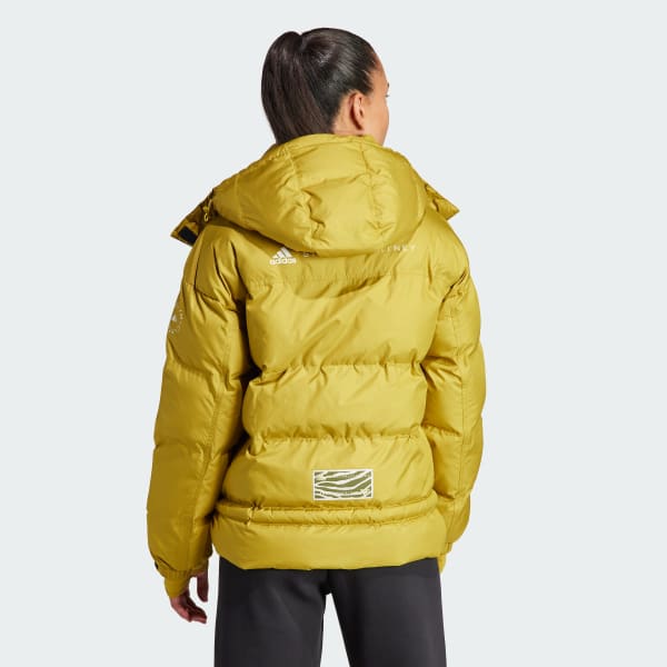 Groen adidas by Stella McCartney Mid-Length Gewatteerd Winterjack